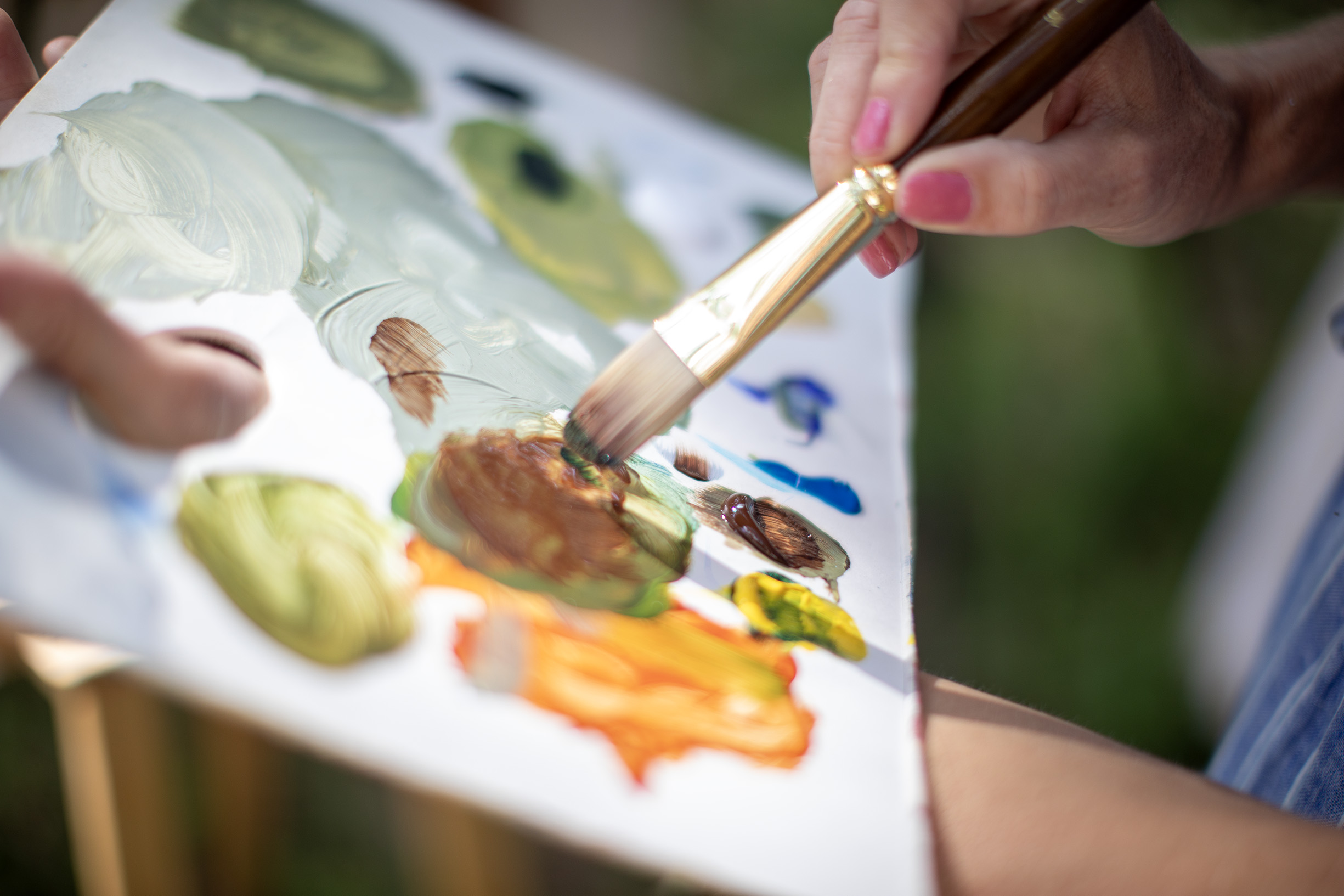 Kane island painting detail