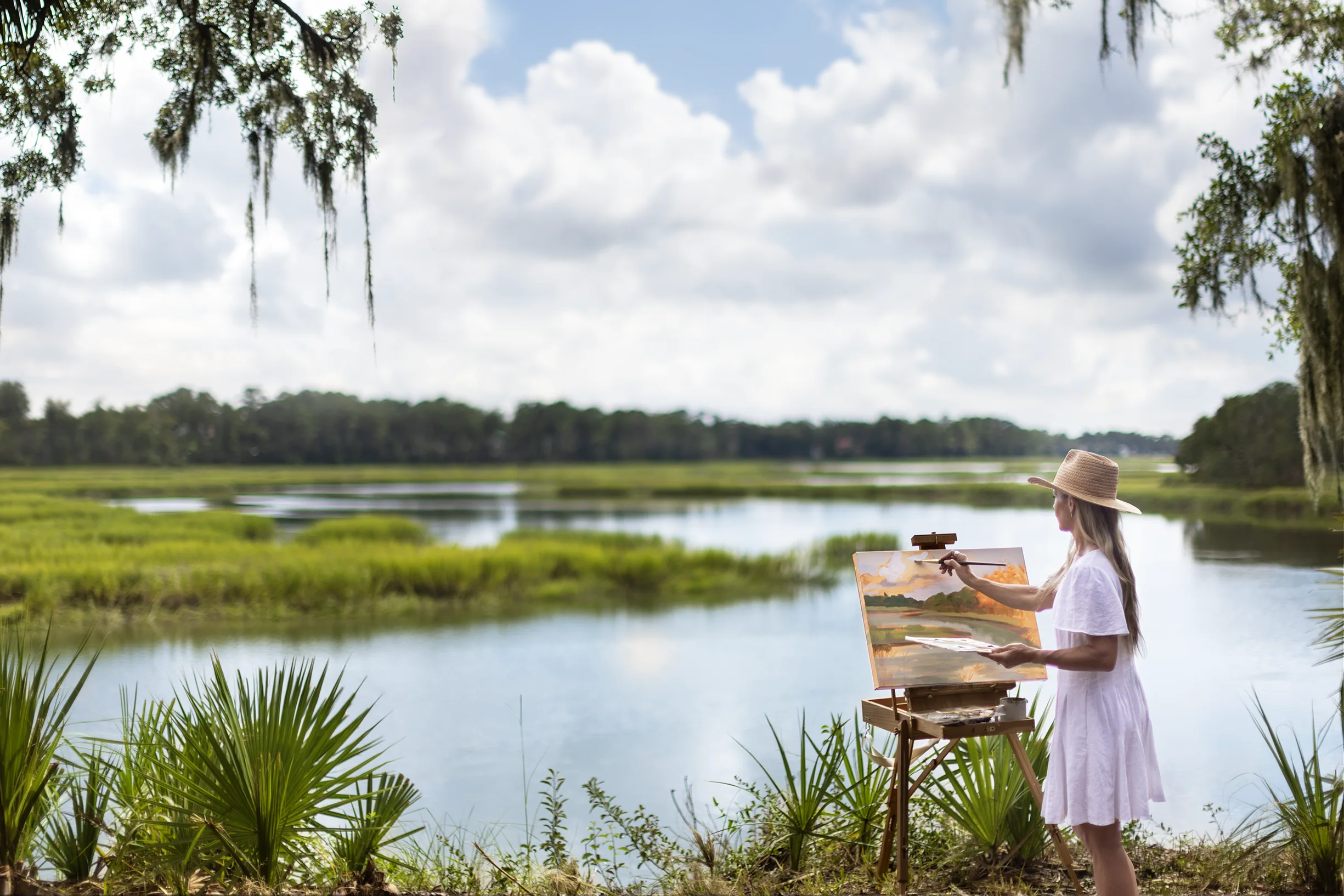 Kane island painting river